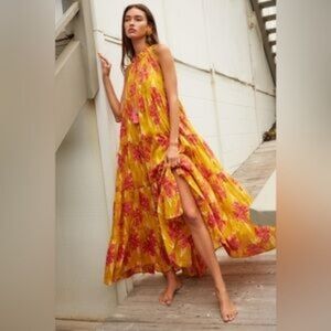 Ro's Garden Sofia Dress Jimena Print NWT